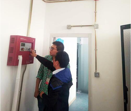 海淀區(qū)用友軟件園一外企單位機房氣體滅火